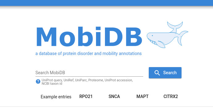 Analyzing intrinsically disordered proteins using MobiDB